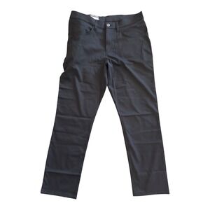 Kirkland Signature Mens 5-Pocket Pant Black 34x30 Water Resistant Stretch